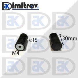 Антивибрационен тампон М 4 х Ø 15 х 30 mm